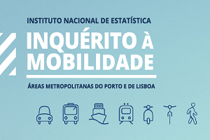 Residentes nas Áreas Metropolitanas do Porto e de Lisboa efetuaram, em média, 2,72 e 2,60 deslocações por dia, com durações de 22,0 e 24,5 minutos, respetivamente